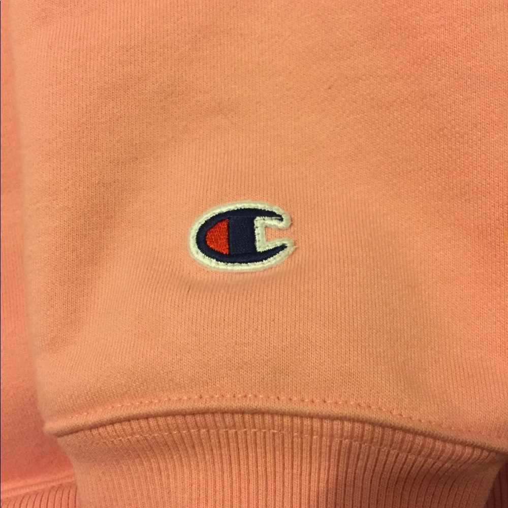 Pink Supreme x Champion Hoodie size Large - Picture 3 of 4